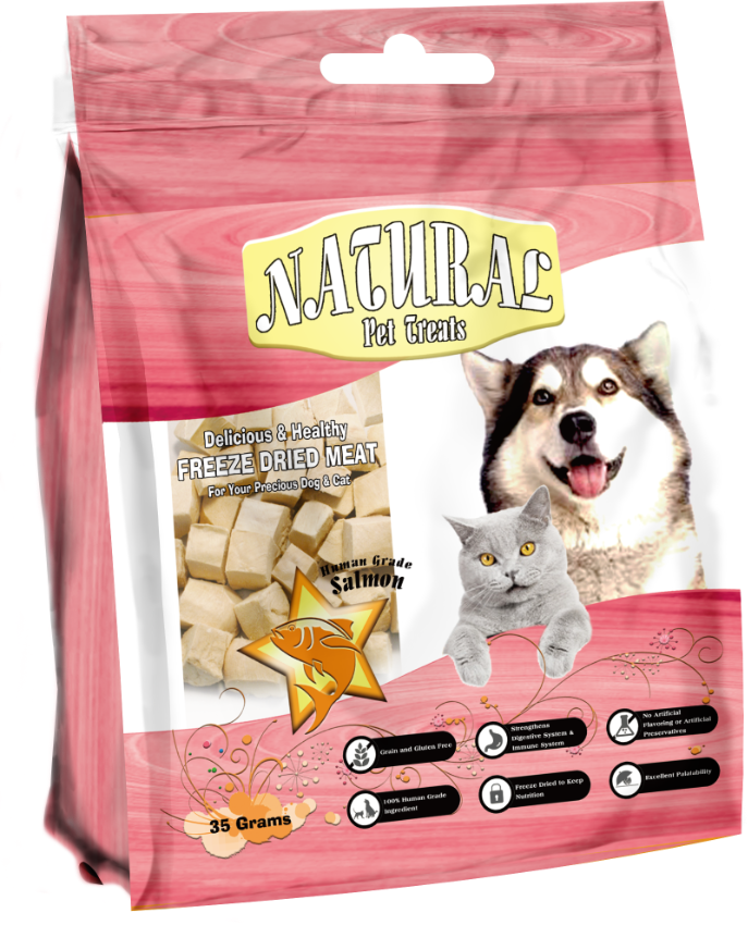 Freeze-dried Salmon Cube product