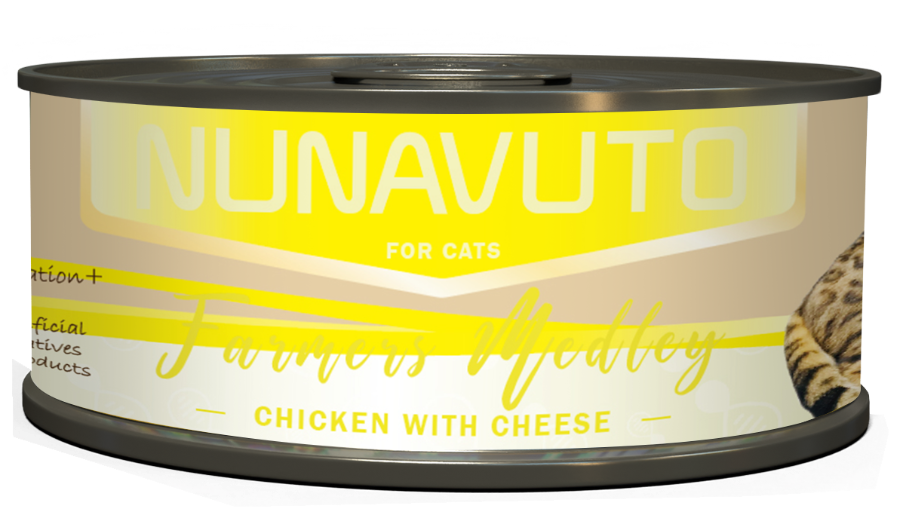 Can Food Chicken with Cheese product